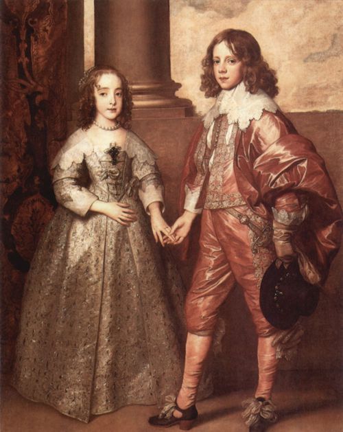 Dyck, Anthonis van: Portrt des Wilhelm von Oranien als Prinz mit seiner zuknftigen Braut Maria Stuart