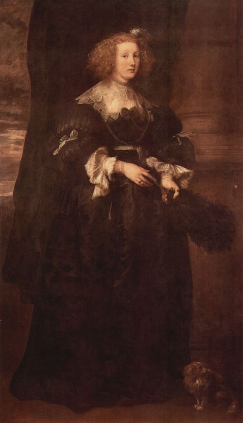 Dyck, Anthonis van: Portrt der Marie de Raet