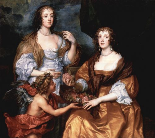 Dyck, Anthonis van: Portrt der Ladies Elisabeth Thimbleby und Dorothy Viscountess Andover