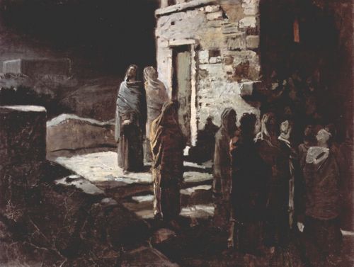Ge, Nikolaj Nikolajewitsch: Christus betritt mit seinen Jngern den Garten Gethsemane