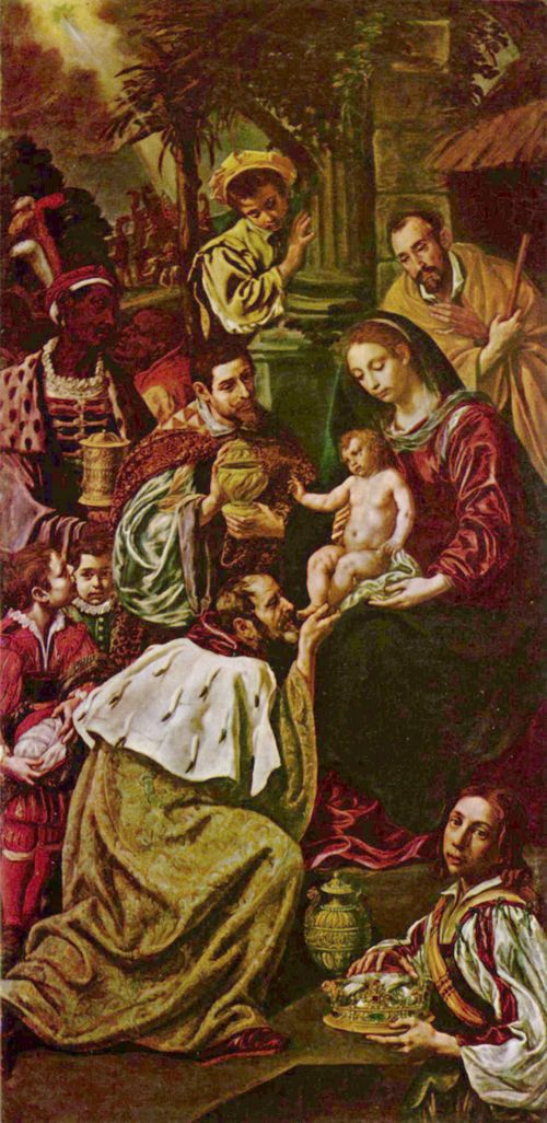 Tristn de Escamilla, Luis: Anbetung der Heiligen Drei Knige