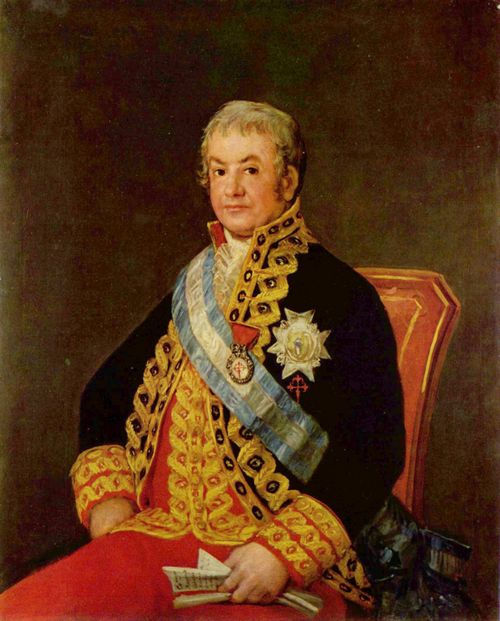Goya y Lucientes, Francisco de: Portrt des spanischen Justizministers, Jos Antonio Marquz Caballero