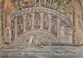 Arabischer Mosaizist um 715: Mosaik der Westmauer der Großen Moschee in Damaskus, Szene: Flusslandschaft, Detail: Hippodrom