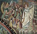 Meister von San Vitale in Ravenna: Chormosaiken in San Vitale in Ravenna, Szene: Moses erhält die Gesetzestafeln auf dem Berge Sinai