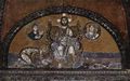 Byzantinischer Mosaizist des 9. Jahrhunderts: Mosaiken in der Hagia Sophia, Szene: Christus Pantokrator und Kaiser Léon VI. (886-912)