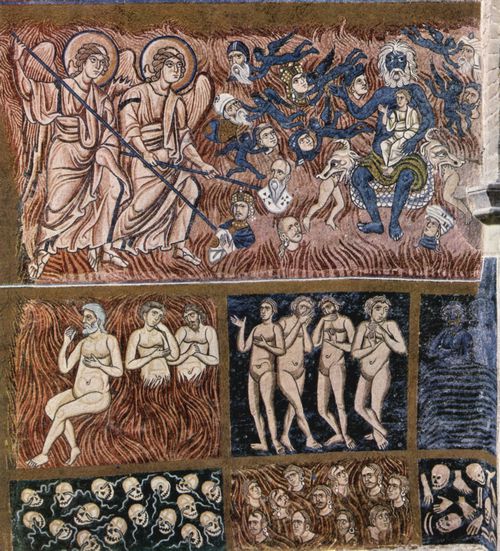 Meister von Torcello: Mosaiken der Basilika von Torcello, Szene: Jngste Gericht, Detail