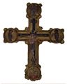 Meister des Reliquienkreuzes von Cosenza: Reliquienkreuz, Szene: Christus am Kreuz