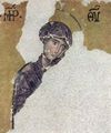 Byzantinischer Mosaizist des 12. Jahrhunderts: Mosaiken in der Hagia Sophia, Szene: Deesis, Detail: Maria, Fragment