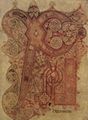 Meister des Book of Kells: Book of Kells, Szene: Christusmonogramm, Initiale
