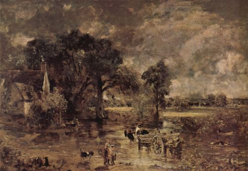 Constable, John: Der Heuwagen, Studie