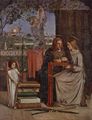 Rossetti, Dante Gabriel: Die Erziehung der jungen Maria