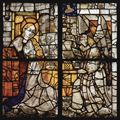 Meister von Romont: Glasfenster der Notre-Dame von Romont, Szene: Verkündigung