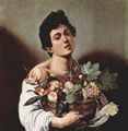 Caravaggio, Michelangelo: Knabe mit Fruchtkorb