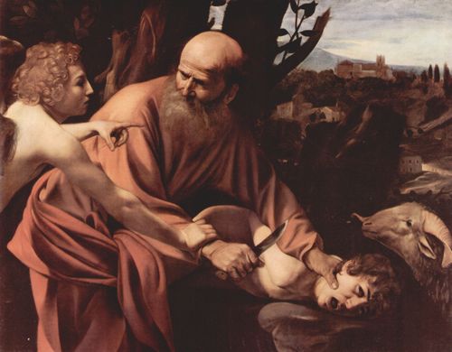 Caravaggio, Michelangelo: Die Opferung Isaak's