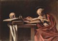Caravaggio, Michelangelo: Hl. Hieronymus beim Schreiben