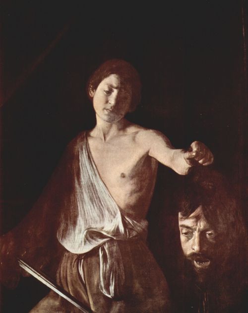 Caravaggio, Michelangelo: David mit dem Haupte Goliaths