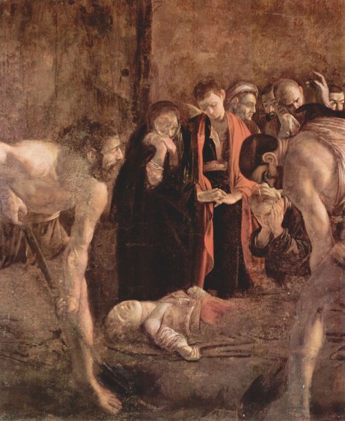 Caravaggio, Michelangelo: Bestattung der Hl. Lucia