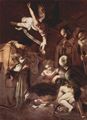 Caravaggio, Michelangelo: Geburt Christi mit Hl. Lorenz und Hl. Franziskus