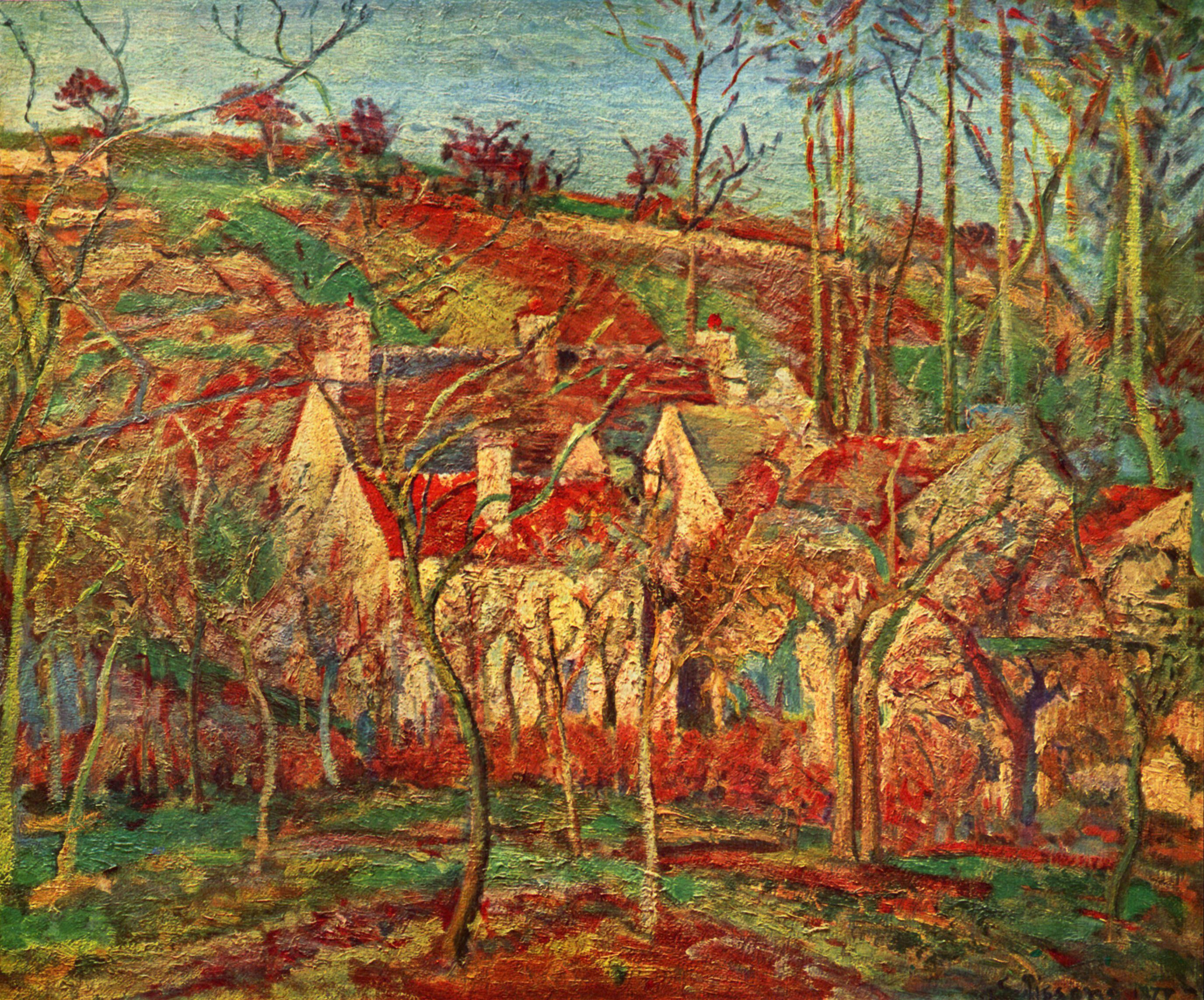 Pissarro, Camille: Die roten Dächer 