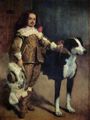 Velázquez, Diego: Hofzwerg mit Hund
