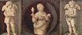 Raffael: Baglioni-Altar, Haupttafel, Predella mit Darstellung der Kardinaltugenden, Szene: Die Hoffnung (Spes) und zwei Engel