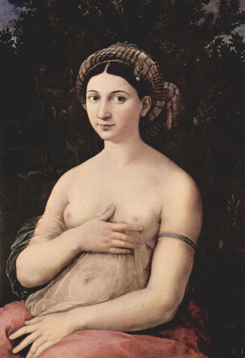Raffael: Portrt einer jungen Frau (La Fornarina oder Margherita Luti, Geliebte Raffaels)