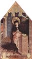Crivelli, Carlo: Altartafel aus San Silvestro in Massa Fermana, linke Aufsatztafel: Jungfrau der Verkündigung