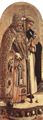 Crivelli, Carlo: Altartriptychon, linke Tafel: Hl. Petrus und Hl. Dominikus