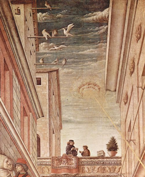 Crivelli, Carlo: Maria Verkndigung mit dem Emygdius von Ascoli Piceno, Detail