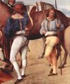 Giorgione: Anbetung der der Drei Heiligen Könige, Detail: Gefolge der Könige