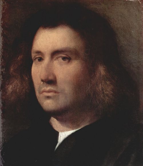 Giorgione: Portrt eines Mannes (Bste eines Mannes)