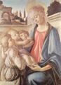 Botticelli, Sandro: Madonna und zwei Engel