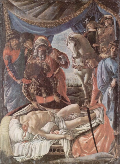 Botticelli, Sandro: Die Auffindung des enthaupteten Holofernes