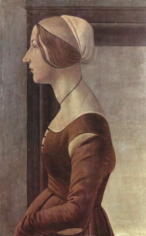 Botticelli, Sandro: Portrt einer jungen Frau