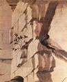 Botticelli, Sandro: Zanobi-Altar, Anbetung der Heiligen Drei Knige, Detail: Pfau