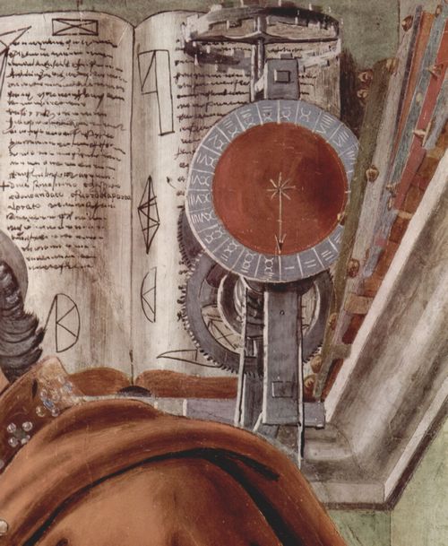 Botticelli, Sandro: Hl. Augustinus in betrachtendem Gebet, Detail