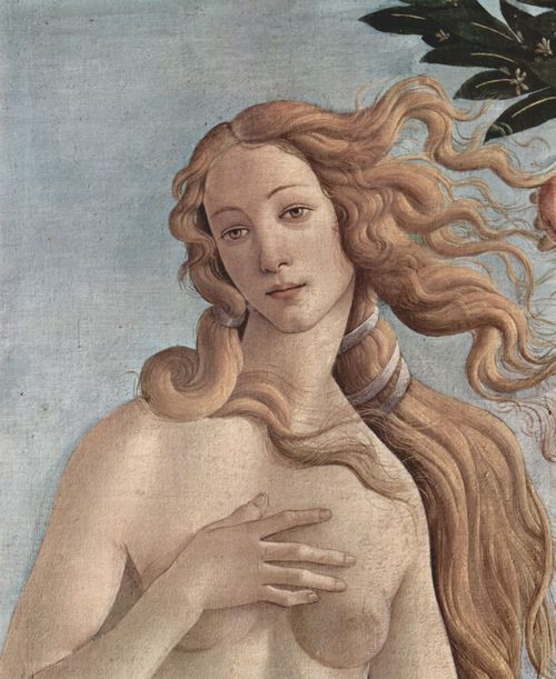 Botticelli, Sandro: Geburt der Venus, Detail