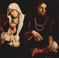 Lotto, Lorenzo: Altarpolyptychon von Recanati, Bekrnung des rechten Flgels: Hl. Katharina von Siena und Hl. Sigismund