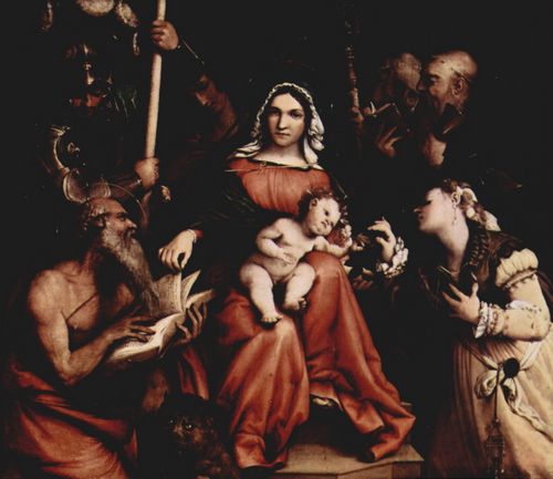 Lotto, Lorenzo: Mystische Hochzeit der Hl. Katharina von Siena