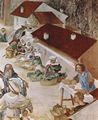 Lotto, Lorenzo: Freskenzyklus im Oratori Suardi in Trescore, Szene: Martyrium der Hl. Klara, Detail