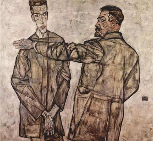 Schiele, Egon: Doppelportrt von Heinrich Bensch und seinem Sohn Otto