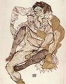 Schiele, Egon: Sitzendes Paar