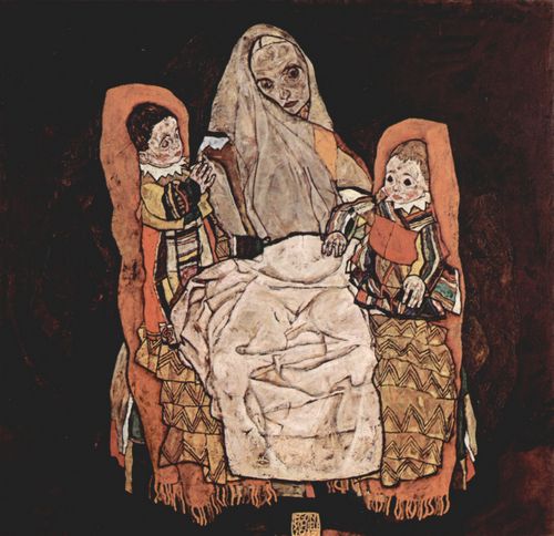 Schiele, Egon: Mutter mit zwei Kindern (Die Mutter)