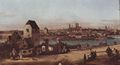 Canaletto (II): Ansicht von München, Das Brückentor und die Isar, München von Heidhausen aus gesehen