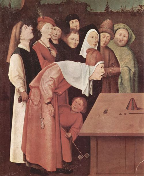 Bosch, Hieronymus: Der Zauberknstler, Detail
