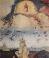 Bosch, Hieronymus: Heuwagen,Triptychon, linker Flügel: Das irdische Paradies, Detail
