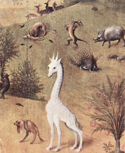 Bosch, Hieronymus: Der Garten der Lste, linker Flgel: Die Schpfung, Detail