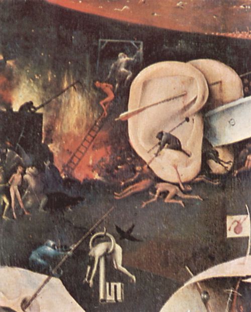 Bosch, Hieronymus: Der Garten der Lste, rechter Flgel: Die Hlle, Detail