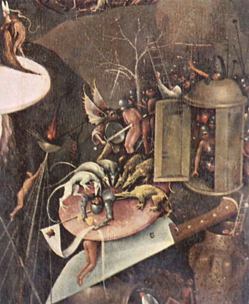 Bosch, Hieronymus: Der Garten der Lste, rechter Flgel: Die Hlle, Detail