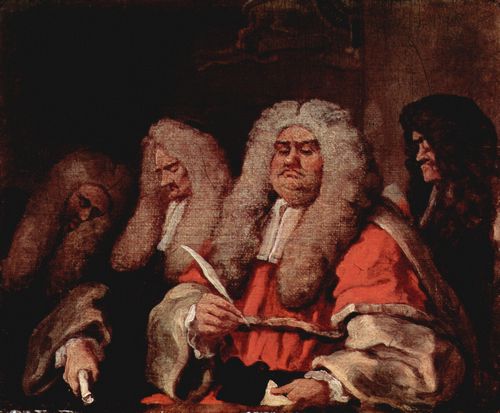 Hogarth, William: Der Gerichtshof